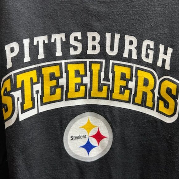 Men's XL Black Pittsburgh Steelers T-shirt - Picture 2 of 7